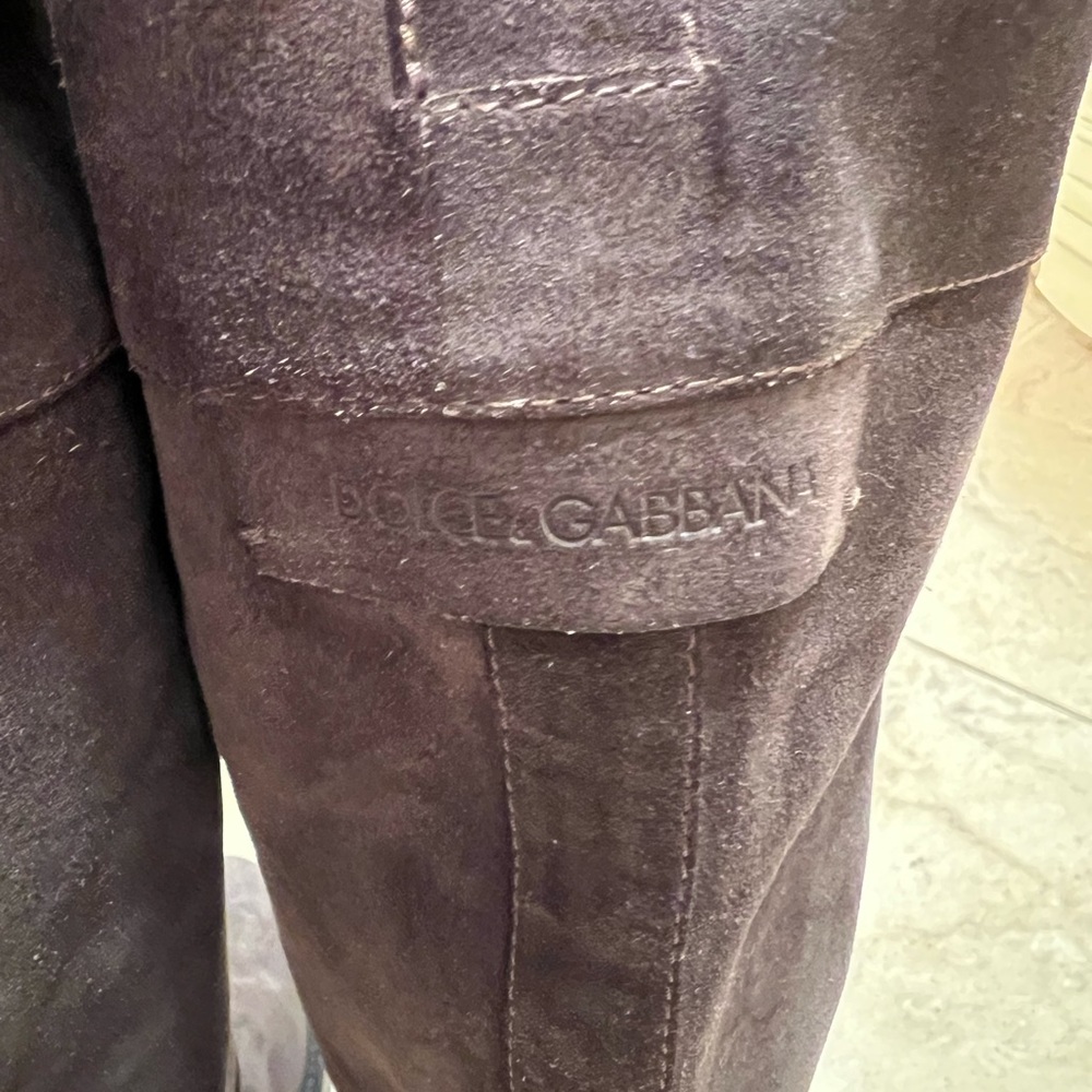 Dolce and Gabbana knee high suede boots - Picture 6 of 10